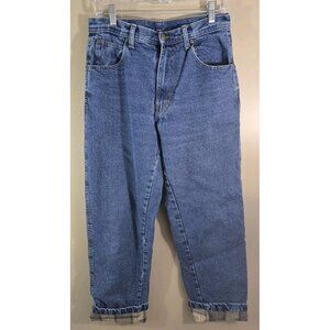 Lakin Mckey Lined Blue Mom Jeans, Size 10M Heavy Duty Outdoors Hiking Gorpcore